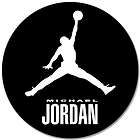Michael Jordan Basketball car bumper sticker 4 x 4 items in 