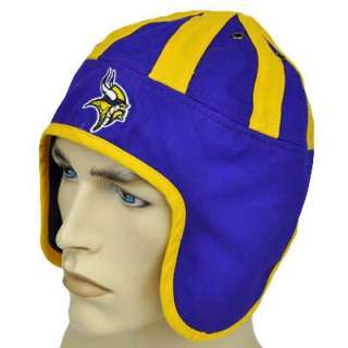   Vikings Purple Yellow Gold Old School Football Helmet Head Hat Cap