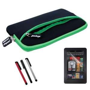   Screen Protector + 3 Color Stylus Pen for  Kindle Fire 7 Tablet
