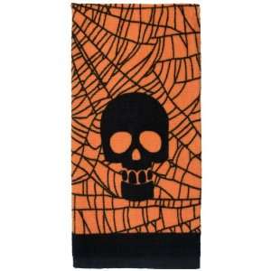   16  by 26 inch Halloween Skull Web Terry Towel