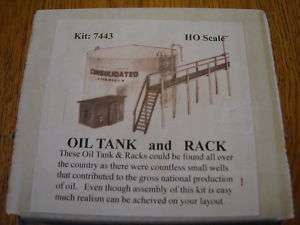 Alexander Scale HO #7443 Oil Tank & Rack (kit Form)  