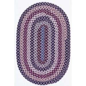  Braided Casual Wool Area Rug Carpet Purple Haze 10 x 13 