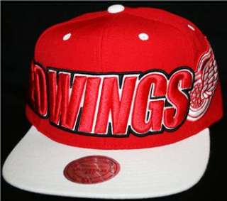 Mitchell & Ness Detroit Red Wings BIG WORD Snapback Cap  
