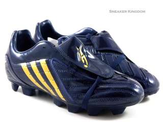   Absolado FG Navy Blue/Gold Soccer Futball Cleats Boots Men Shoes