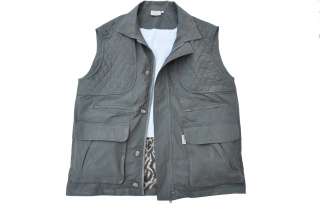 OUTDOOR VEST HUNTING & SHOOTING TAG MENS 100%COTTON SIZE 2XL OLIVE 