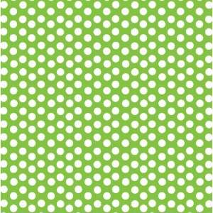  12X12 Lime Green & White Dot Reverse 