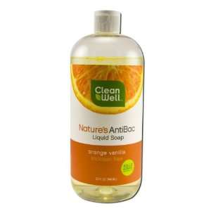  AntiBacterial Liquid Hand Soap Orange Vanilla Refill 32 oz 