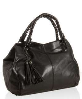 BCBGeneration black faux leather Presley tassel tote   up to 
