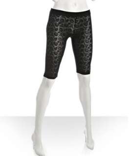 Plan B black floral lace bike shorts   