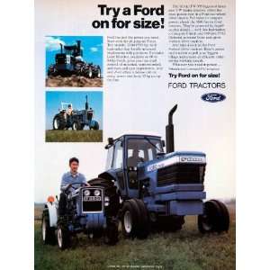1979 Ad Ford Tractors Farming Garden Equipment Machinery Agriculture 