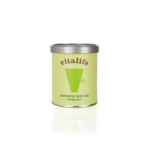 Vitalife Japanese Matcha Green Tea Powder 1.06oz (30g) Beginners Tin 