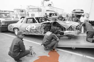 1979 Richard Petty Crashed Car NASCAR Fine Art Photo  