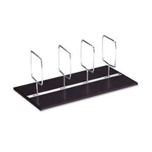  Four Section Adjustable Book Tray, Metal, 17 x 8 5/8 x 6 1 