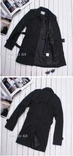 Mens Slim Designed Fit Coat Jacket Black 1 Size Z74  