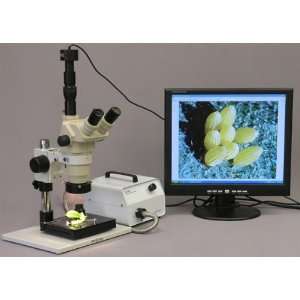 25X 90X Industrial Inspection Microscope + 5MP Camera  