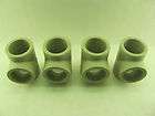 Lot of Four GF 63mm 2 Pipe Polypropylene Tee Fitting