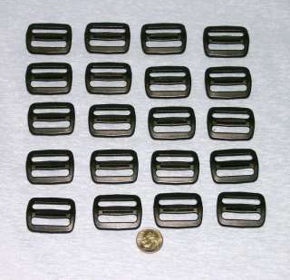 20   1 Inch Plastic Triglide Slides  