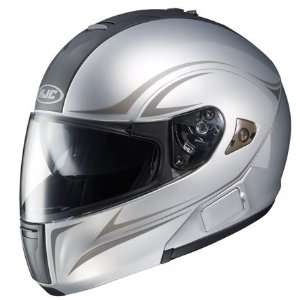  HJC Silver IS Max BT Modular Helmet 960 901 Automotive
