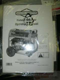   & Stratton 4,375 Watt 250cc Gas Powered Portable Generator  