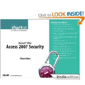 Microsoft® Office Access 2007 Security [Kindle Edition]