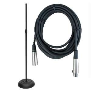  Microphone Stand and Cable Package Musical Instruments