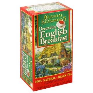 Celestial Seasonings Black Tea, Devonshire English Breakfast, Tea Bags 
