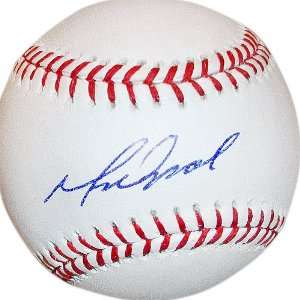  Texas Rangers Mike Napoli Autographed Baseball Sports 