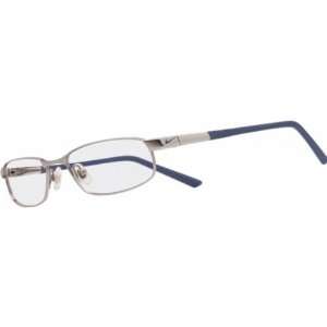  Nike 6043 Eyeglasses (23) Shiny Chrome, 50mm Sports 