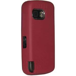   Case Maroon Red For Nokia Xpressmusic 5800 Anti Dust Avoid Scratches