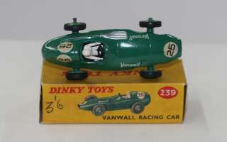 DINKY TOYS 239 VANWALL RACING CAR VNMIB  