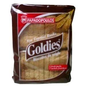 Papadopoulos Goldies Rye Rusks (Greek) Grocery & Gourmet Food