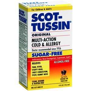  Special pack of 5 SCOT TUSSIN ORIGINAL 4 oz Health 