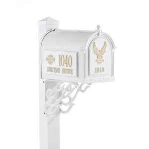   DAVIDSON ® Streetside Mailbox Packages in White Patio, Lawn & Garden