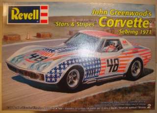 Revell John Greenwoods Stars & Stripes Corvette Sebring Plastic Model 