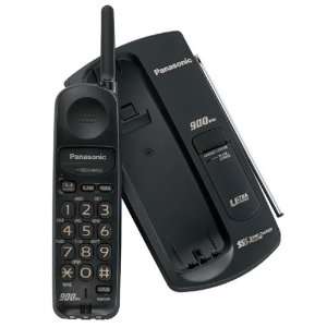 Panasonic KXTC1403B 900MHz Ultra Charge Cordless Phone with Big Button 