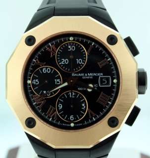   Riviera XXL Chronograph 18k Rose Gold and PVD Stainless Watch  
