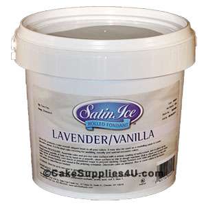 New Satin Ice Rolled Fondant Lavender Vanilla 2lbs  