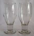 GLASSES   A PAIR of E&J CASK AND CREAM BEER GLASSES   12 oz.   Very 