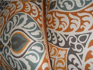Home Decor Throw pillows European Linen Rich colors Medallions Print 