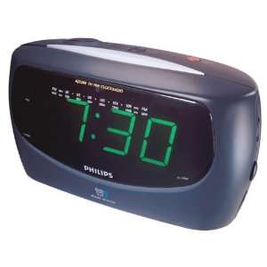  Philips AJ338017 Dual Alarm Clock Radio Electronics