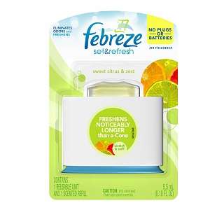 Febreze Set & Refresh Air Freshner, Sweet Citrus & Zest 1 ea  