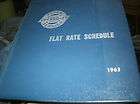 1940 Automobile Digest Flat rate Schedules  