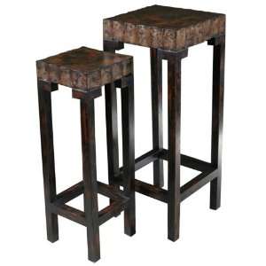 Set of 2 Plant Stands 