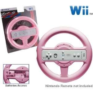  Nintendo Wii Pink Racing Wheel Video Games