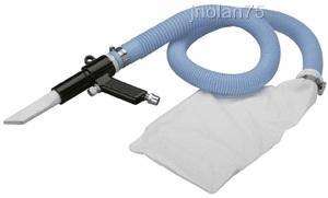  Vacuum Vac Gun + Flex Hose & Collection Bag Pneumatic Tool Dust Shop 