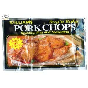 Williams Bag N Bake for Pork Chops   6 Grocery & Gourmet Food