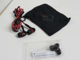 Skullcandy Red/Black Smokin Buds Sonically Scorched Earbuds Headphone 