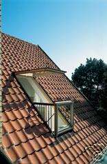 VELUX Skylight converts to a balcony Cabrio GDL  