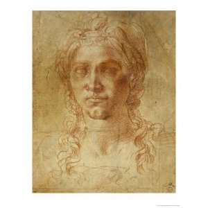  Female Idealized Head, 1520 1530 Giclee Poster Print by 
