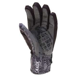Grenade Mcglovin Snowboard Gloves Black Mens Sz S  
